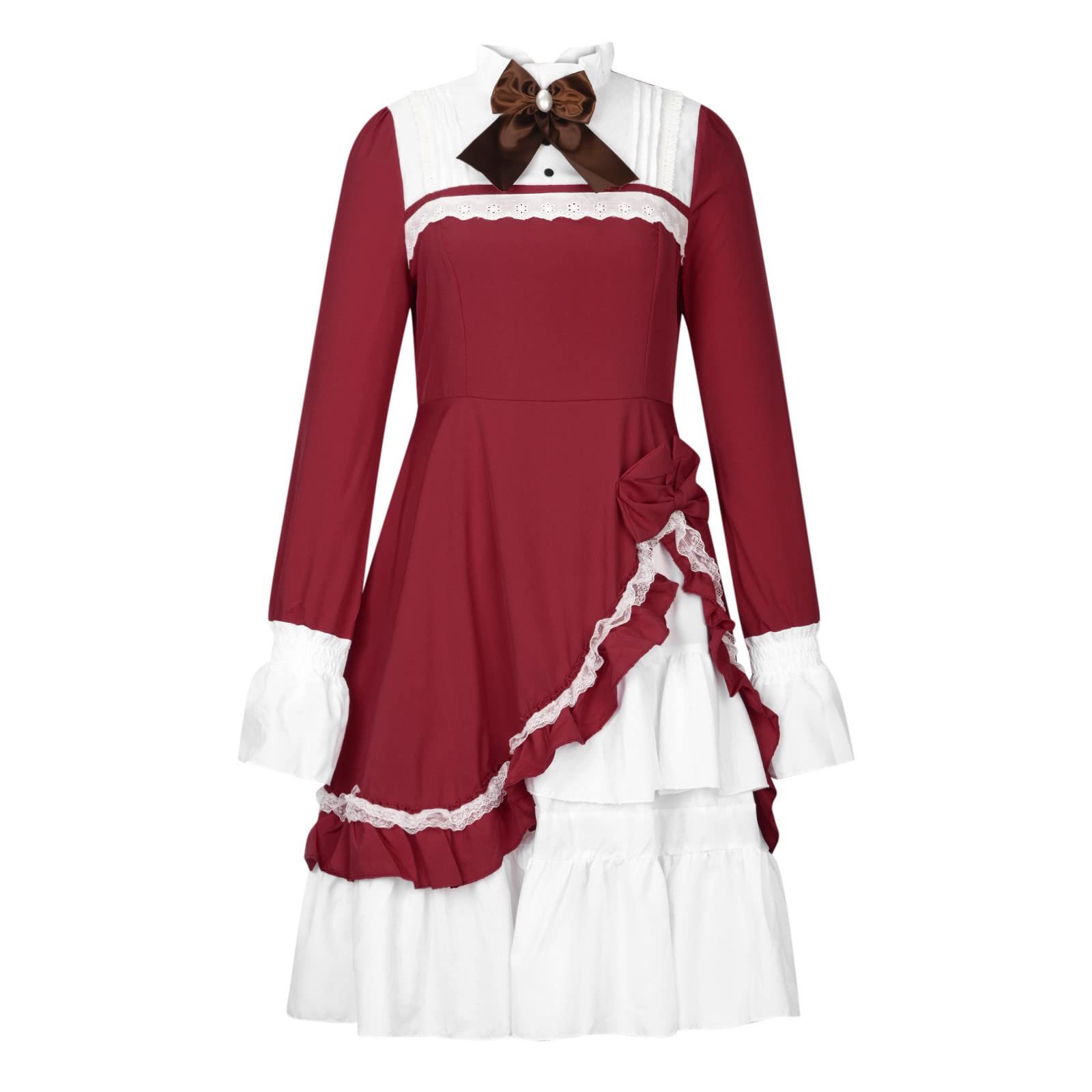 Robe Femme de Cocktail Vintage Femme Été Robe de Plage Midi-Robe Élégante A-Line Evasée et Elegante Femme T-Shirt Robe Sexy Elégant Mini Droite Robe