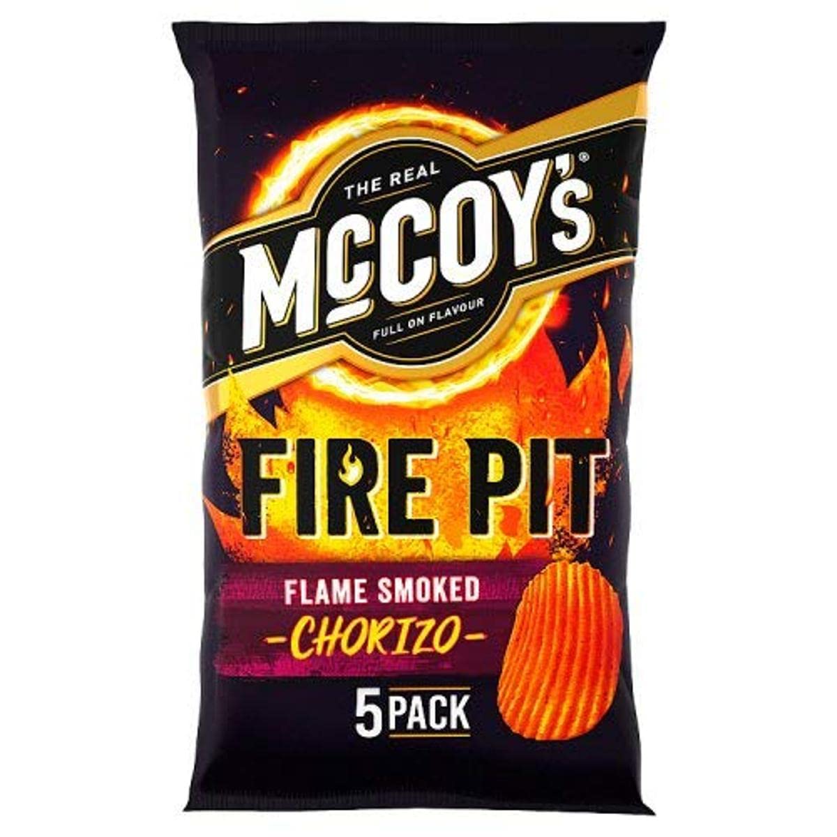 McCoy's Fire Pit Flame Smoked, Chorizo, 5 x 25g