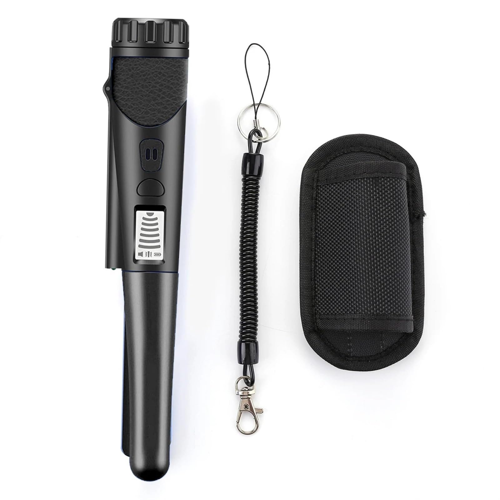 JVDDI Handheld Metal Detector Waterproof High Sensitivity Gold Detector Pointer Treasure Pinpointing Finder Probe With LCD Screen(Nero)