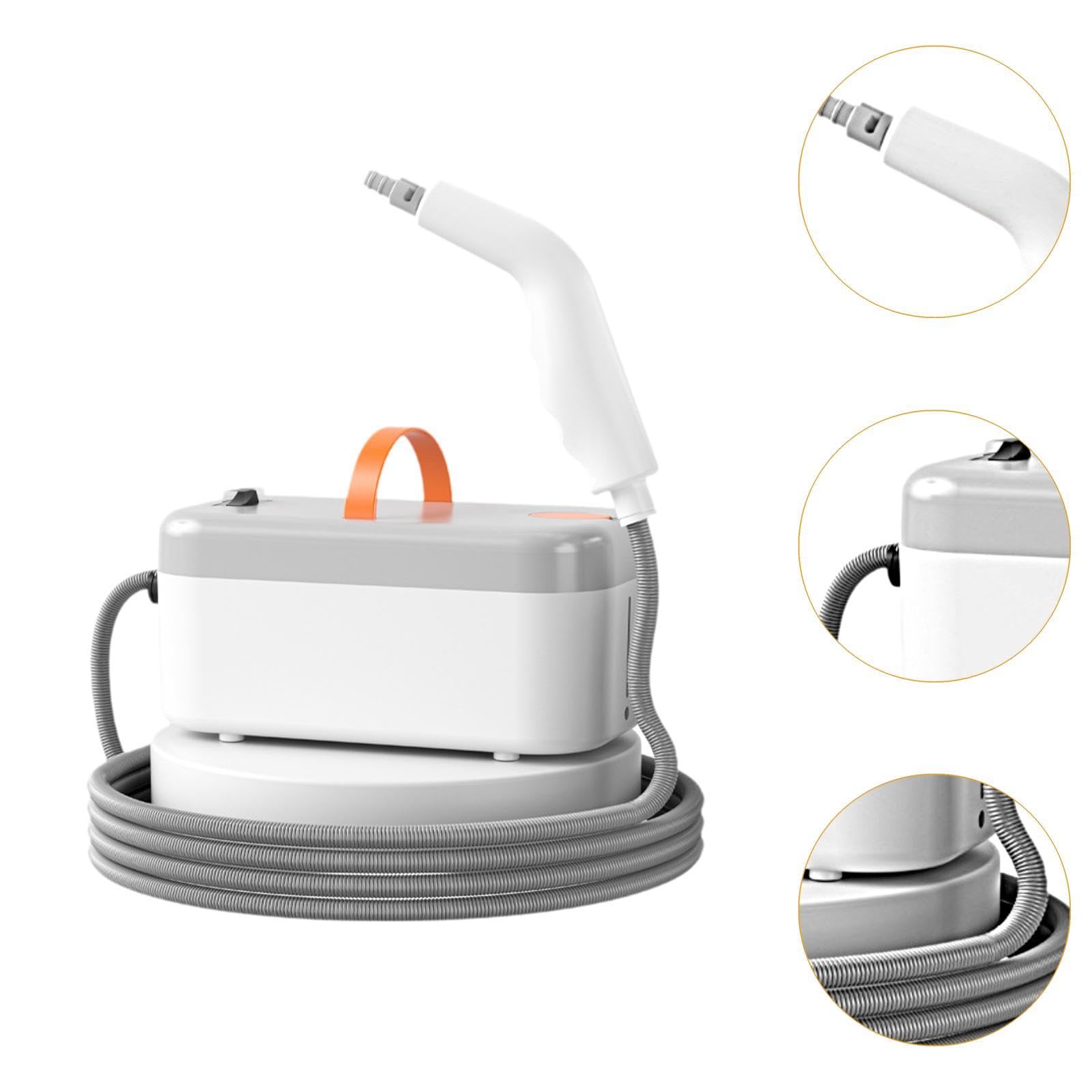 Limpiador de con Mango Ergonómico Depósito de 850ml Cabezales de Cepillo y Flexible Adecuado para Limpiar Electrodomésticos Azulejos