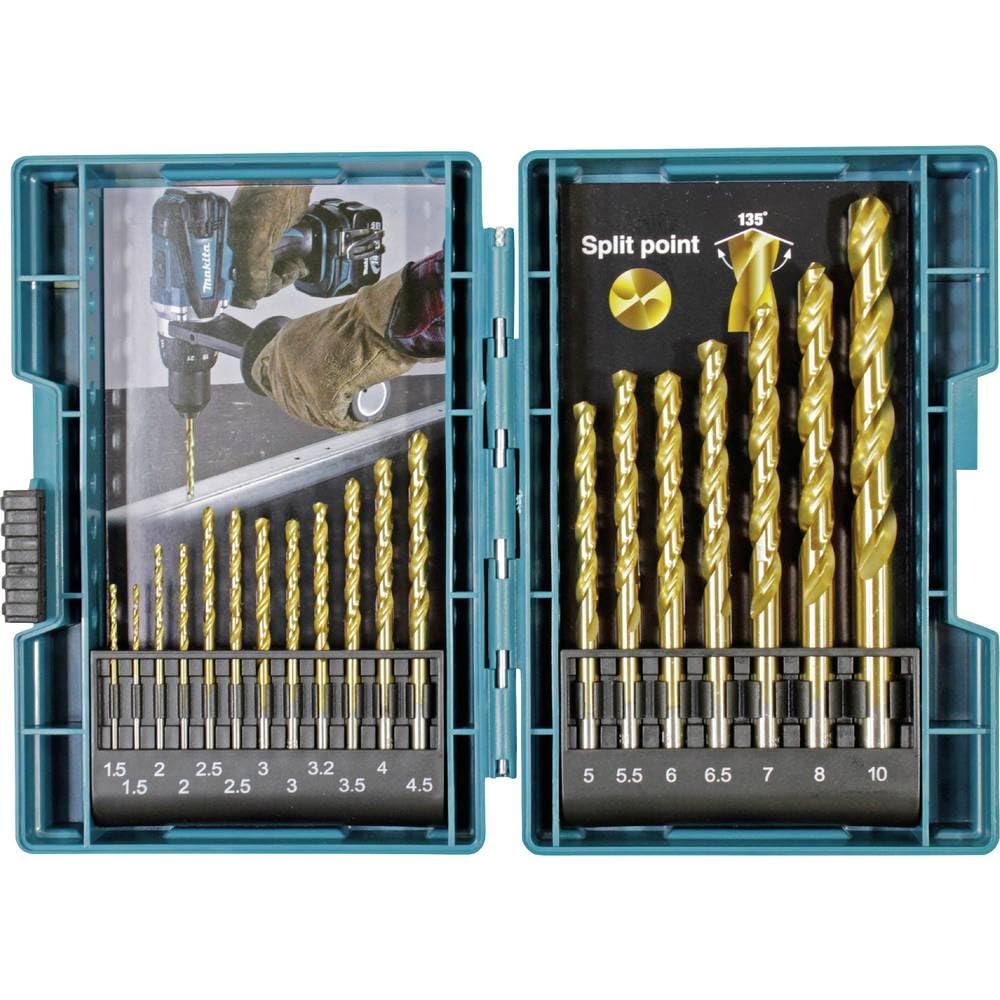 B-67795 19 Piece HSS-TiN Drill Bit Set