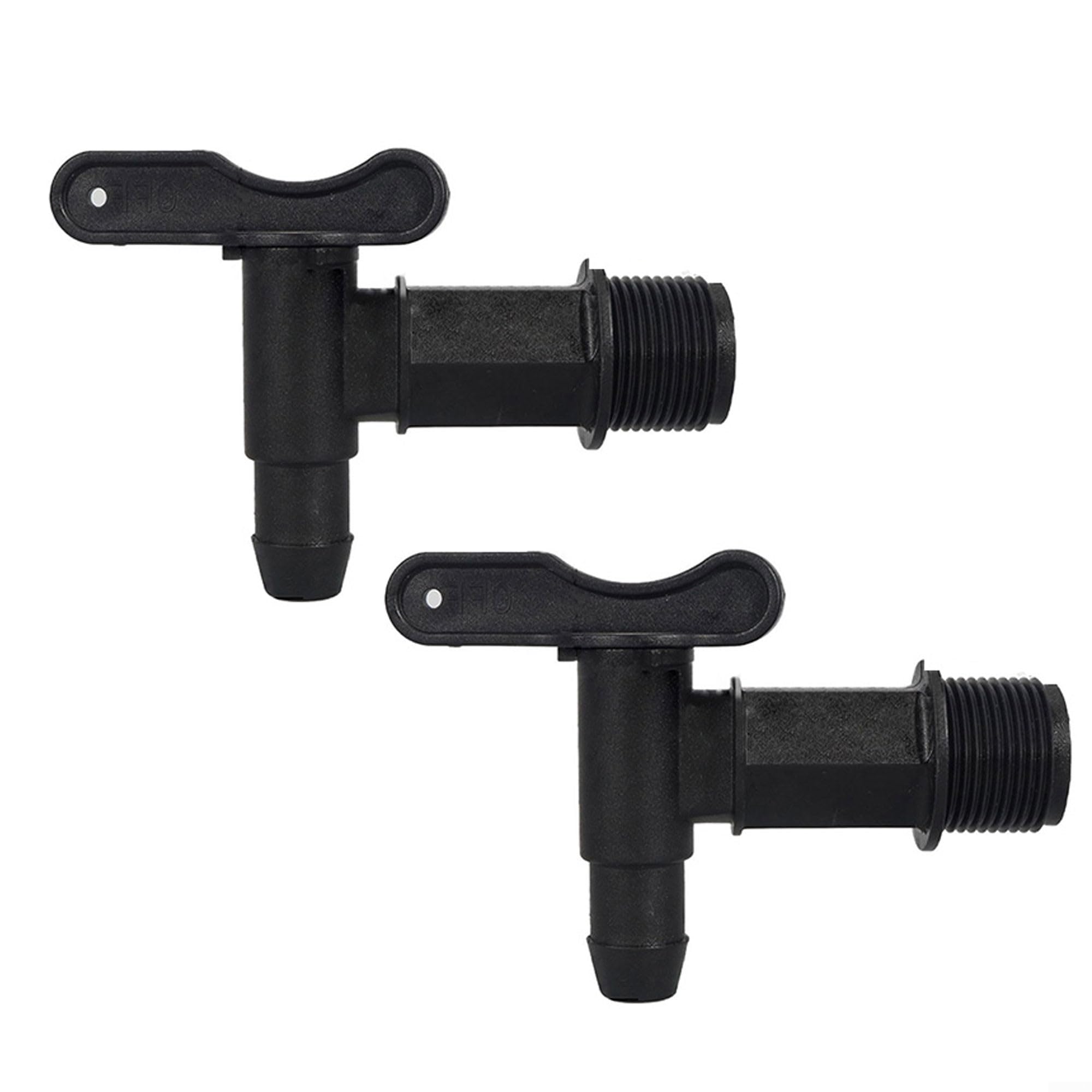QOXEZY IBC Barrel Water Butt Tap Connector,Water Tank Rain Barrel Adapter Fitting Thread Water Butt Storage Tank Hose Fitting Parts Snap-Fit Connector Beer Home Brew