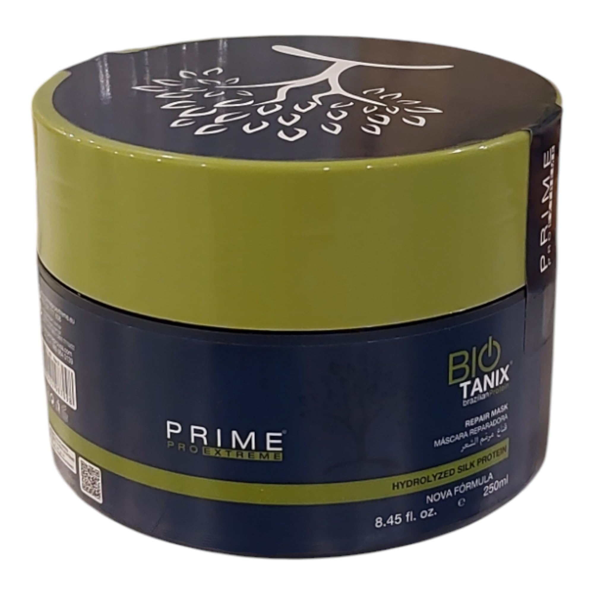Prime Pro Extreme Bio Tanix Brazilian Protein Hair Repair Mask, Hydrolyzed Silk Protein Formula, 250ml