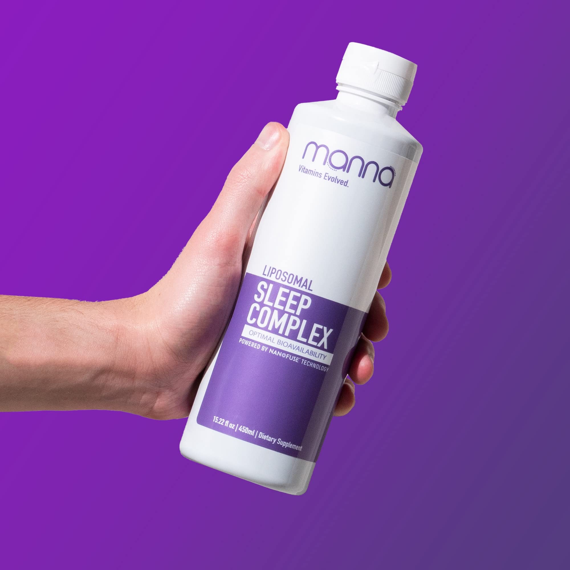 Manna Vitamins Evolved - Sleep Complex - Sleep Supplement with Ashwaganda for Restful and Uninterrupted Sleep - Sleep Aid for Quality Sleep Support