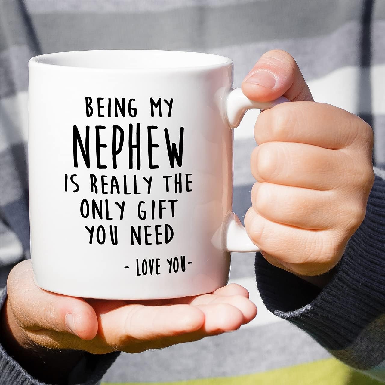 Retreez Funny Mug - Being My Nephew is Really The Only Gift You Need Love You 11 Oz Ceramic Coffee Mugs - Funny Sarcasm Humor Sarcastic Inspirational Motivational birthday gift from Aunt Uncle Friend - Image 5