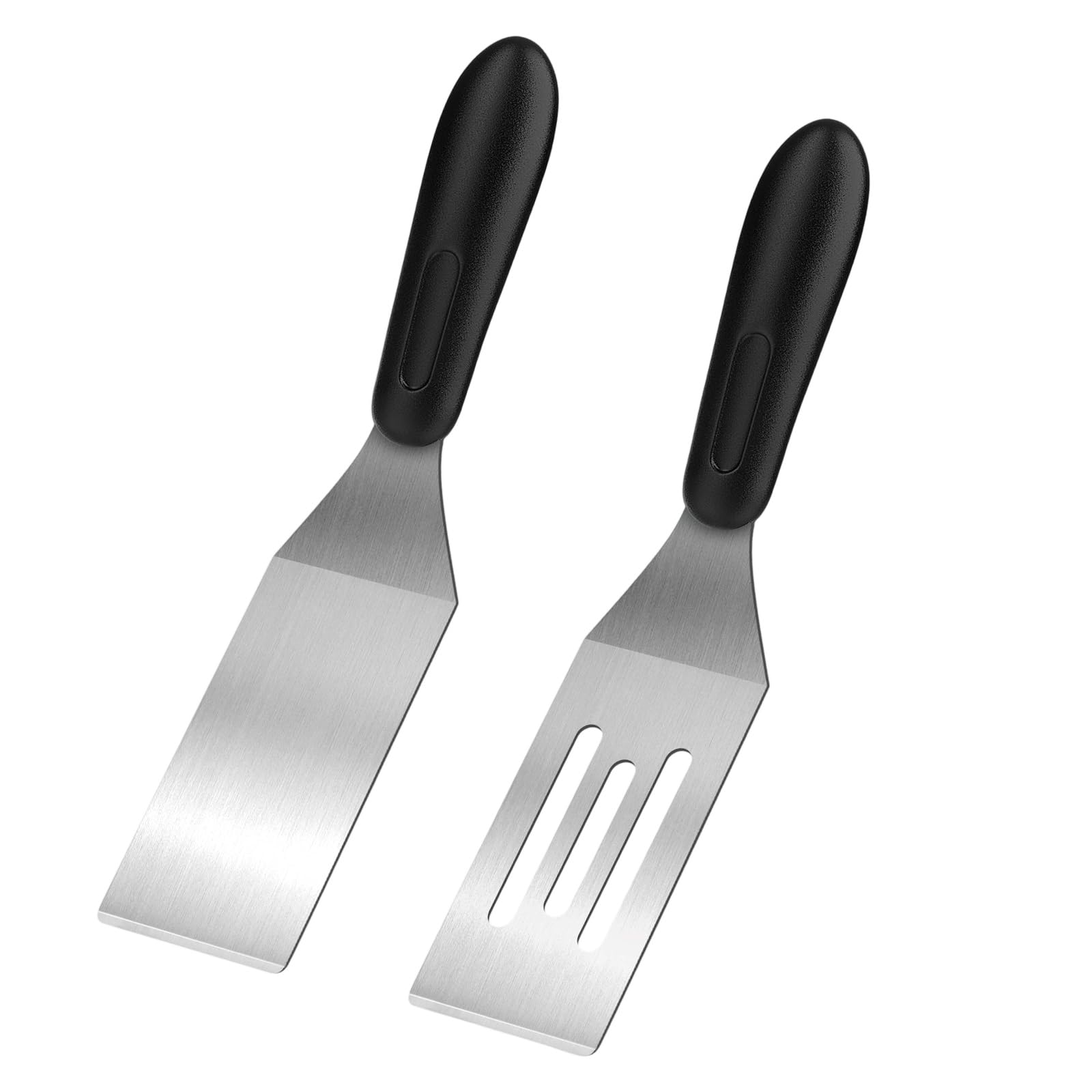 Kalttoy Of 2 Nonrust Steel Spatulas for Small Kitchens Providing Handle and Multi Purpose Functionality in Daily Cooking Sturdy Spatula