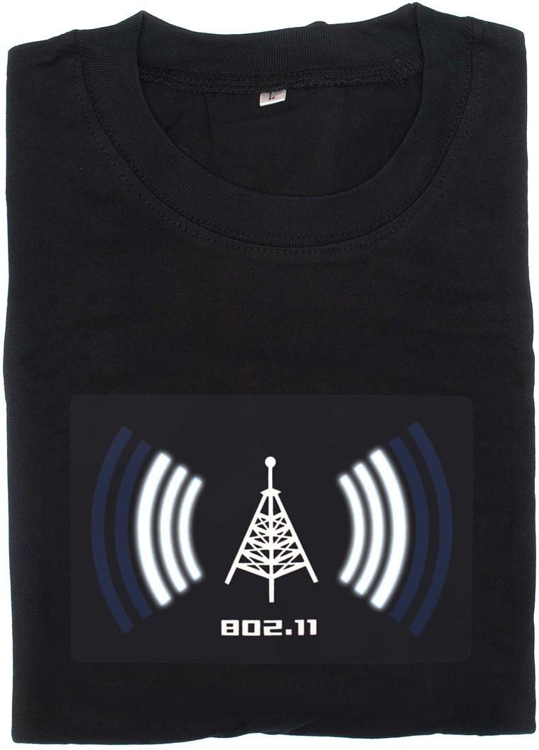 Stylisches LED WiFi T-Shirt in Größe M – Innovative WLAN-Hotspot Anzeige für Trendsetter!