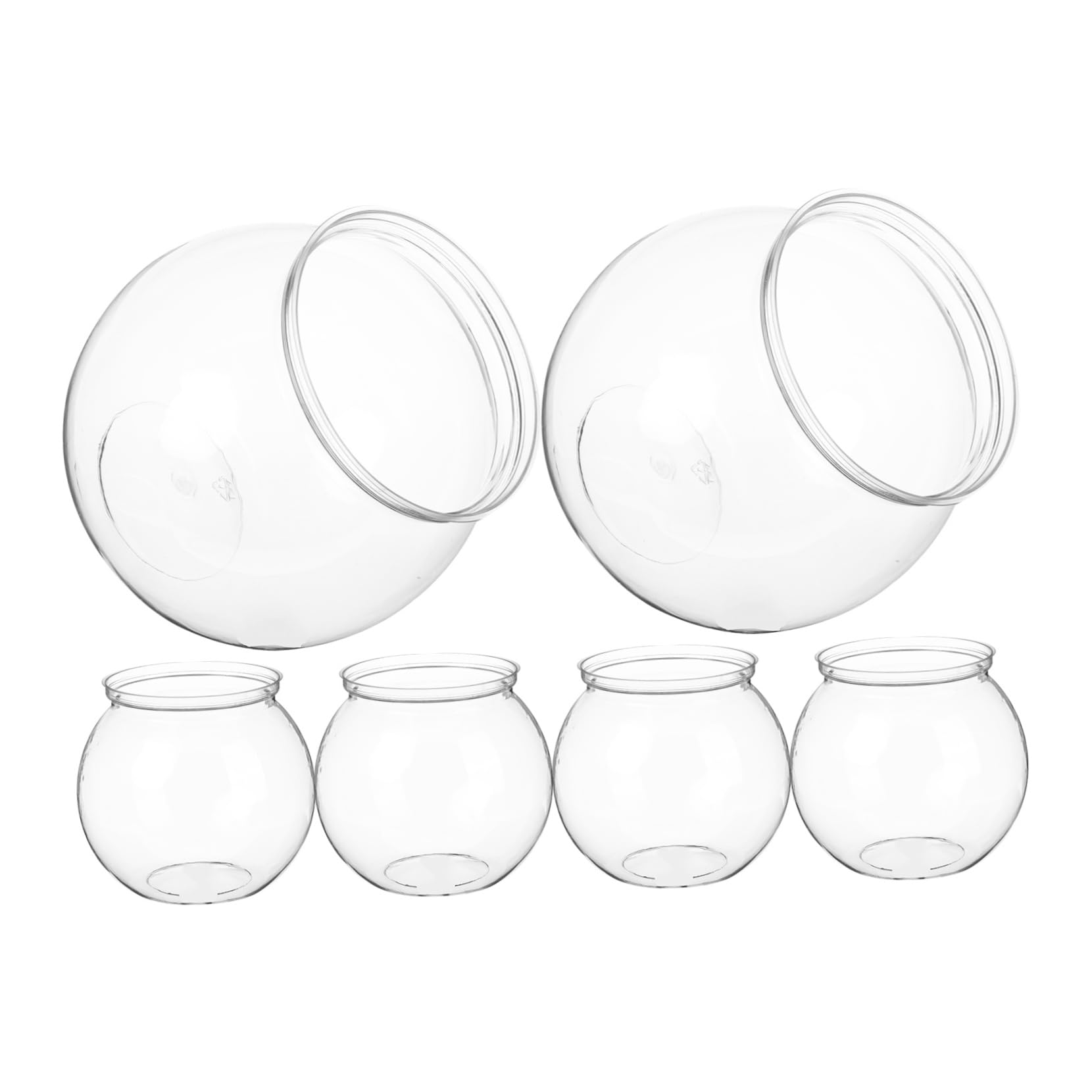 6pezzi Ciotole per Caramelle Decorativo per Feste e Giochi di Carnevale Centro Tavola Unico e Facile da Pulire Versatile per Eventi e Rinfreschi