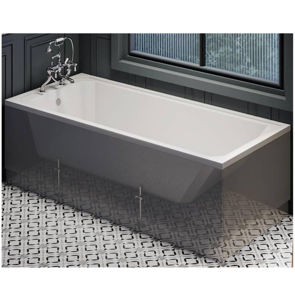 Milano Bath Only Richmond White 1700Mm X 700Mm Single Ended Standard Bath