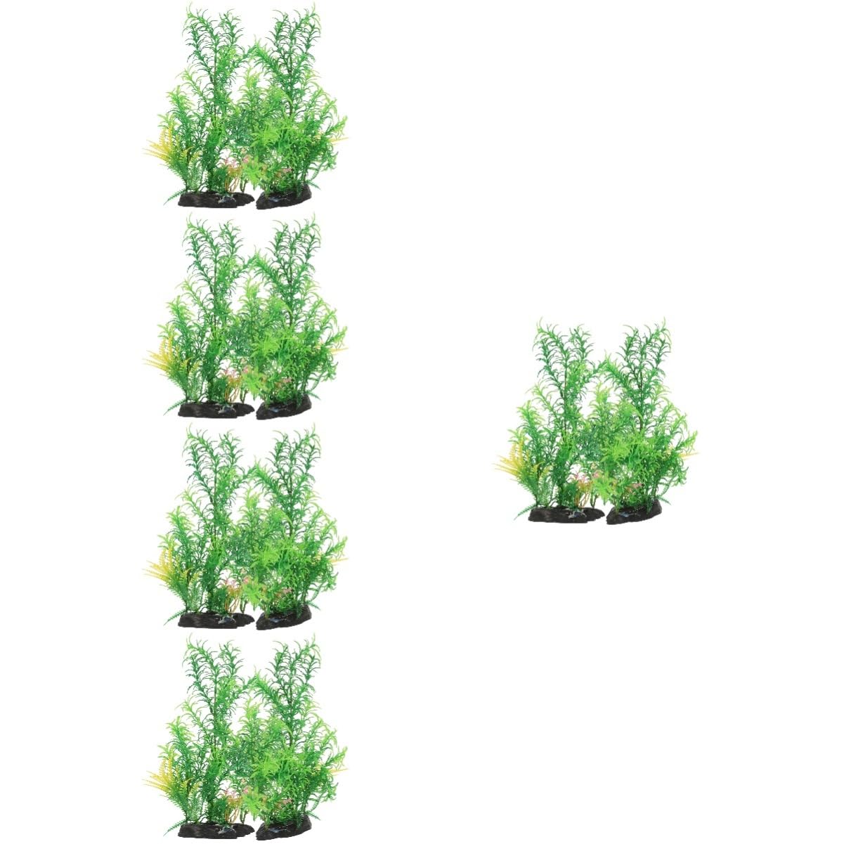 BESPORTBLE 10stücke Künstliche Wasserpflanzen Für Aquarien Plastikpflanzen Dekoration Für Fischbecken Langlebig Und Für Aquarien Und Terrarien