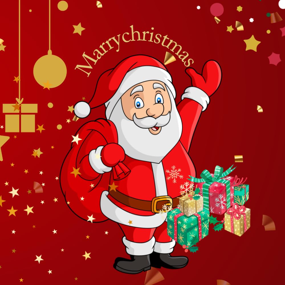 Christmas Doodle & Drawing Book for Kids: Cute Santa, Snowman, Reindeer and More!
