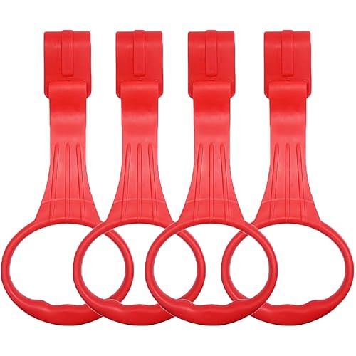 Miniatura 11 de 4 anillos de dominadas para corralito de bebé, accesorios para corralito de juegos para ayudar a ponerse de pie, herramienta de entrenamiento