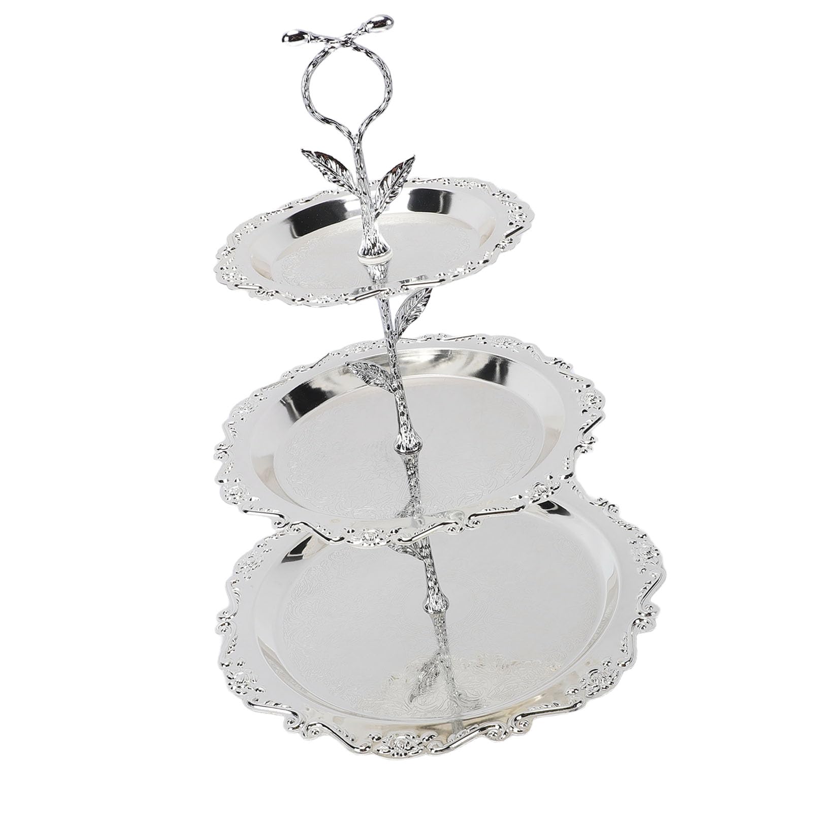 Présentoir à Gâteau 3 Niveaux en Fer 32,5cm