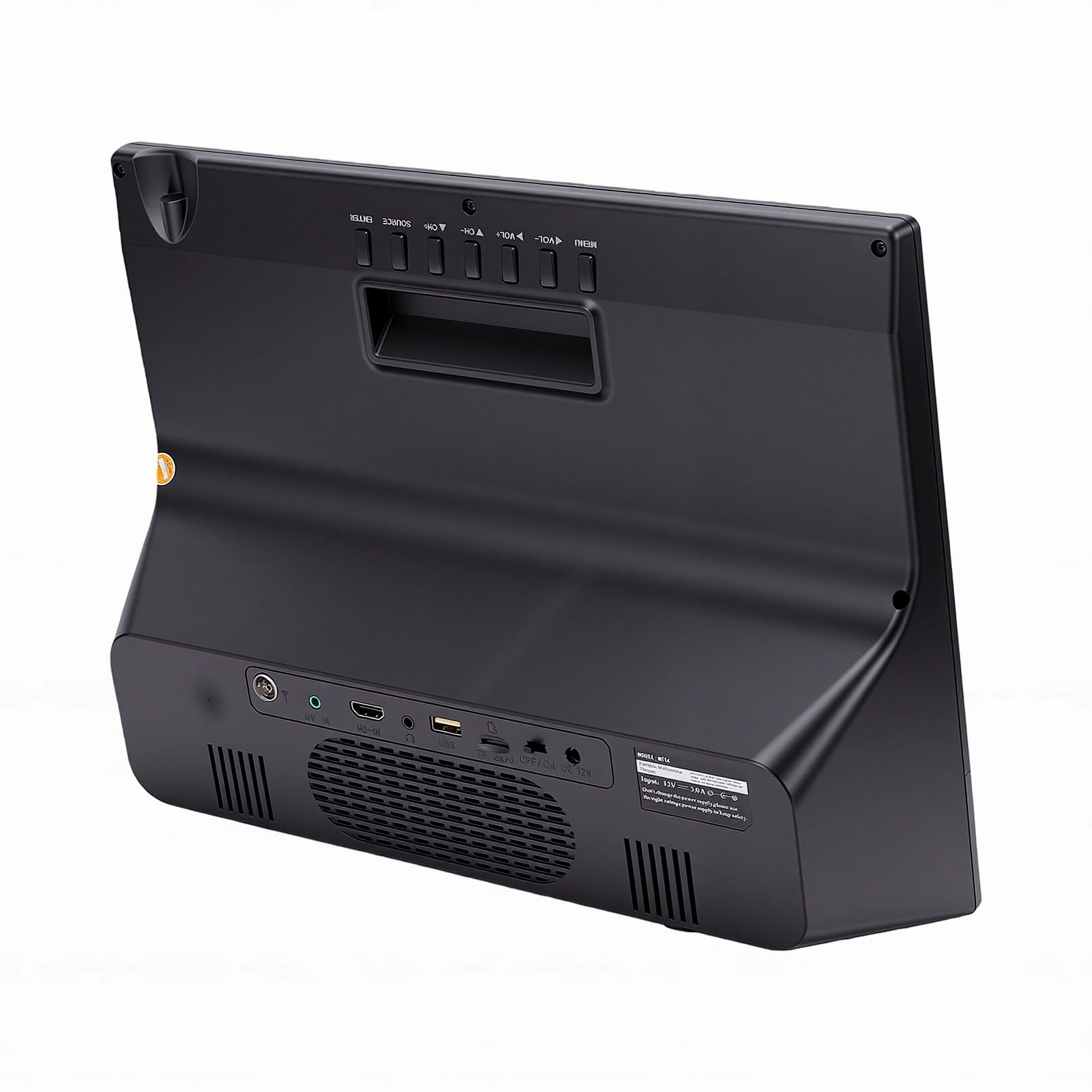 Sxhlseller TV Portátil, Monitor de TV Digital LED TFT de 14 Pulgadas con Sintonizador ATSC T2, Batería Recargable Incorporada y Altavoz de 20 W, para Camping, Viajes, Caravana, Uso Al Aire