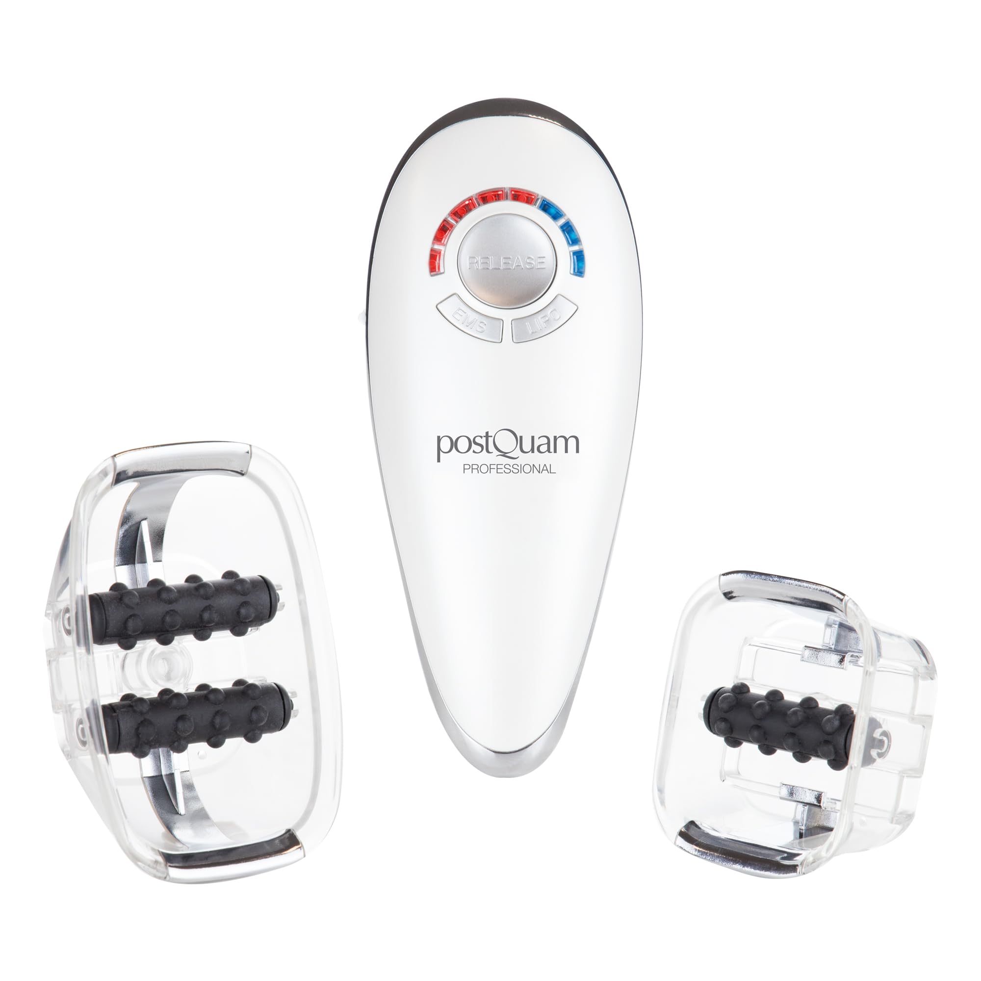 PostQuam Professional – Set Corporal Criogel 1000ml + Anti‑Cell Secret Masajeador Anticelulítico – Gel efecto frío + EMS, Succión y Rodillos – Piel más firme, tonificada y descansada