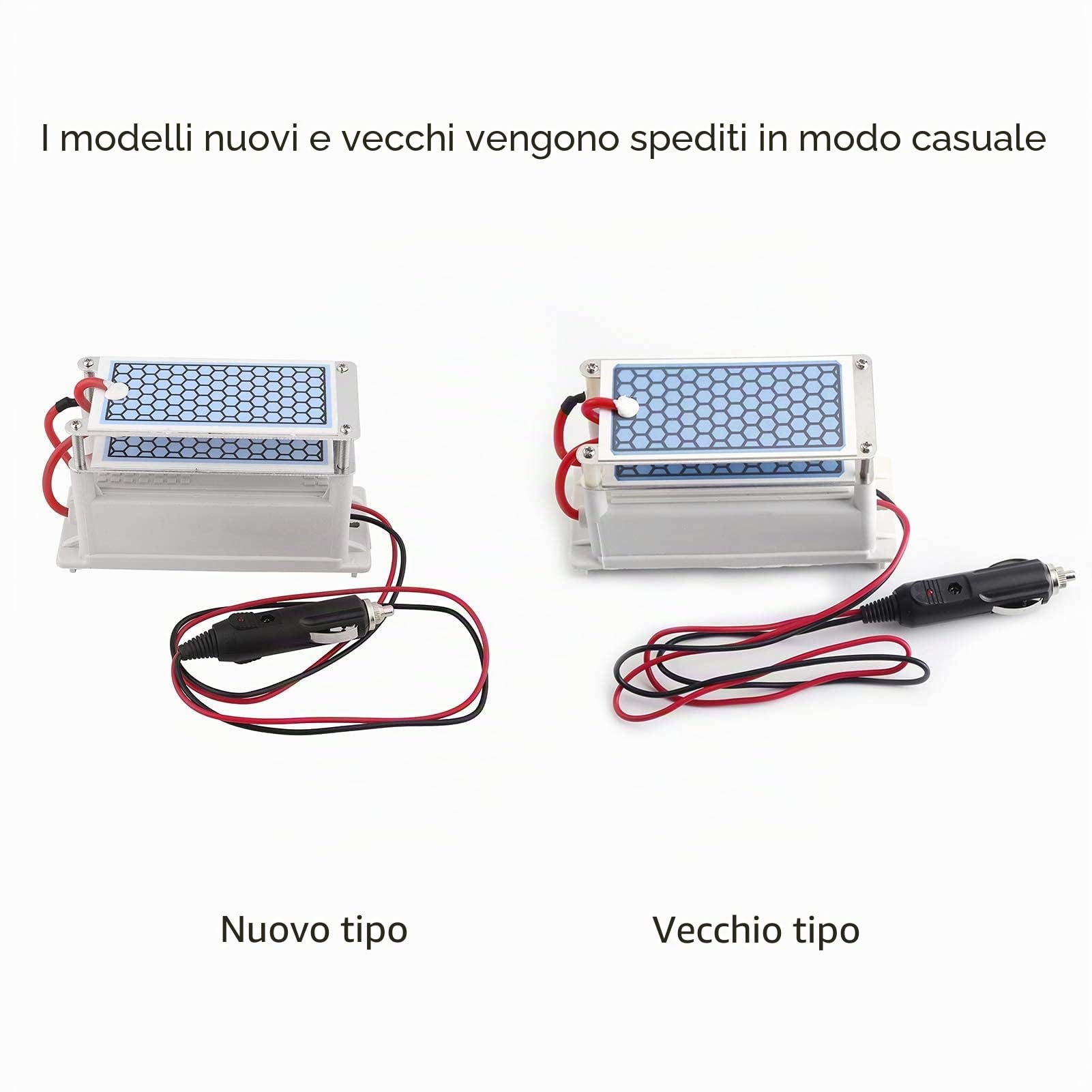 DC 12V Purificatori D'aria, Ozonizzatore Piastre di Ceramica Dell'Ozono Della Macchina Dell'Ozono dell'Automobile del Purificatore Generatore 10g / H