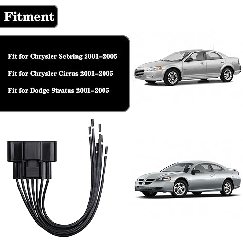 Miniatura 3 de Sensor de flujo de aire masivo MAF conector conector para Mitsubishi Outlander Montero Sport Eclipse Galant 1999-2006, apto para Chrysler Sebring