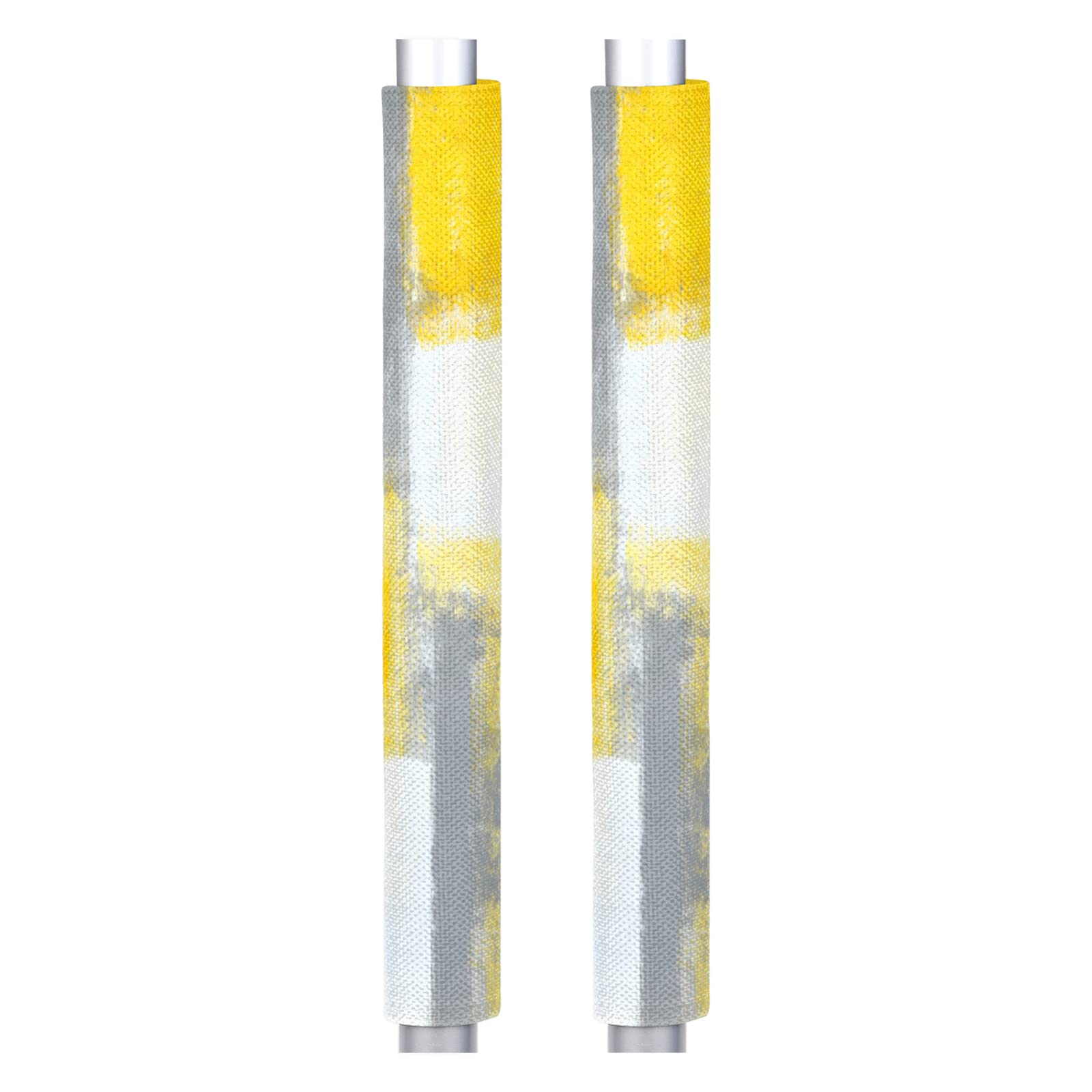 Pardick Refrigerator Door Handle Covers Set of 2 Yellow Modern Abstract Painting Washable Dishwasher Mocrowave Fridge Oven Door Decor Handle Cover Keep Your Kitchen Appliance Clean from Food Stains