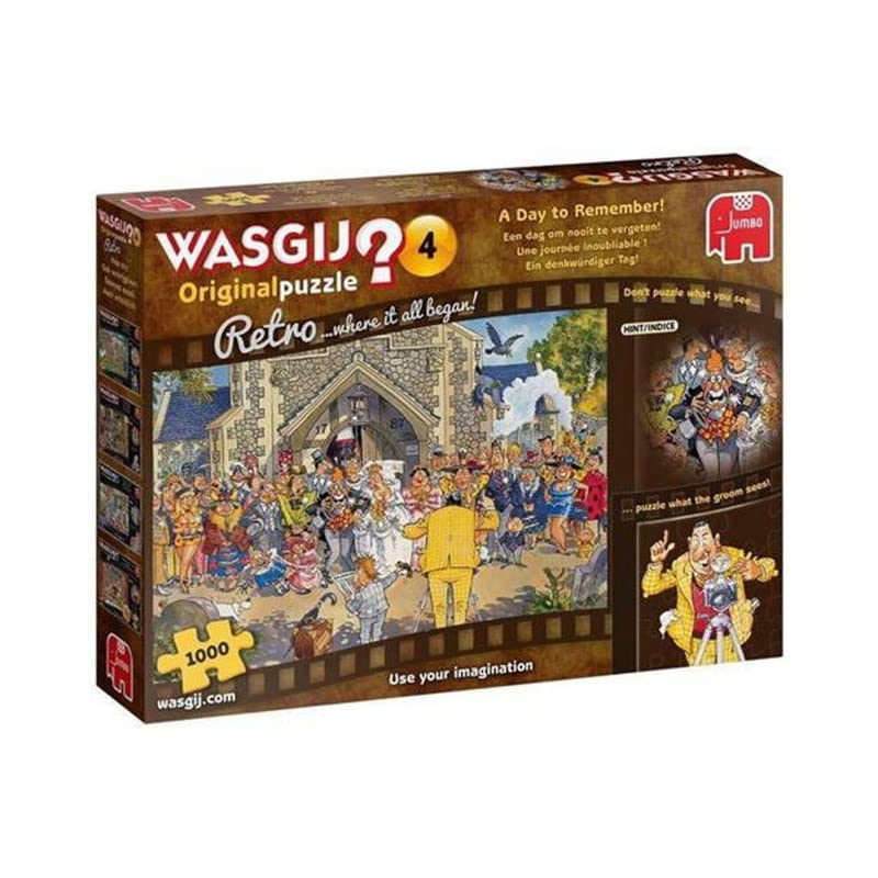 Jumbo Spiele Wasgij Retro Original 4 Ein Tag zum erinnern - Puzzle 1000 Teile – Ansicht 4