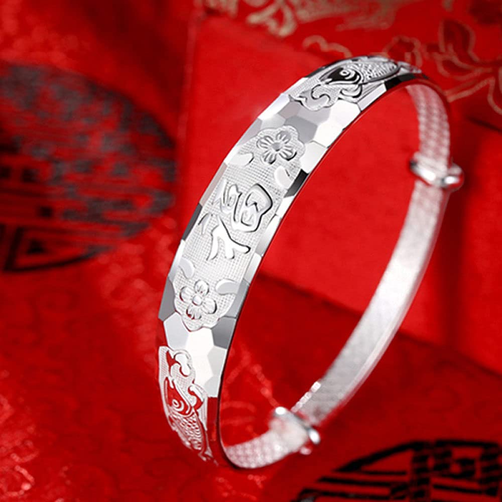 Marlion Jewels Bracciale Donna A Spina Di Pesce Con Foglie - Acciaio 316L Placcato Oro O Argento 18k - Gioiello Ipoallergenico In Scatola Regalo