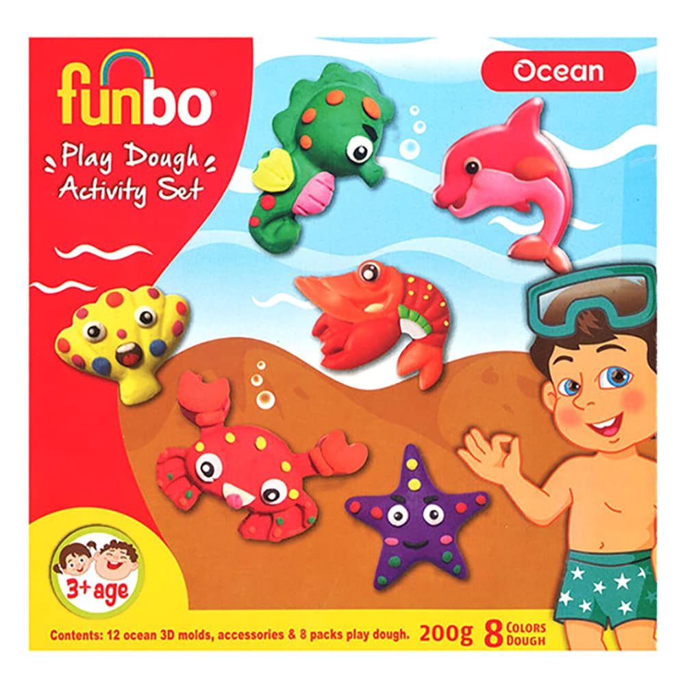Play Dough Activity set Ocean 200g+molds