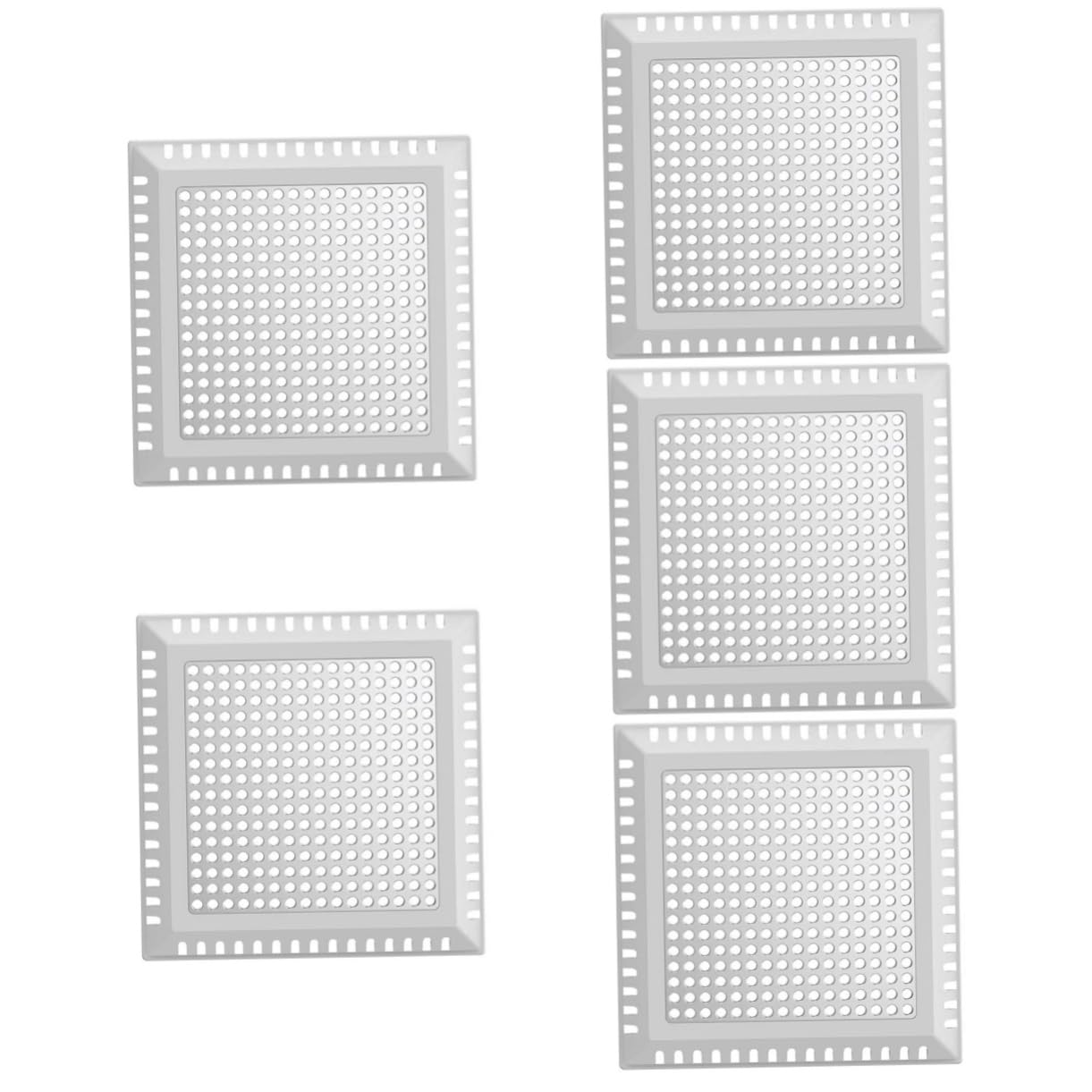 SHINEOFI 5 Stück Abflusssieb Haarsieb für Waschbecken und Bad Effektiver Abflussfilter für Schnelles Entwässern Einfache Installation und Geruchsvermeidung für Badezimmer