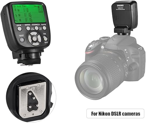 Miniatura 4 de YONGNUO YN560-TX II Controlador remoto con disparador de flash LCD para Nikon y YN560IVIII YN660 con función de despertador para cámaras Nikon