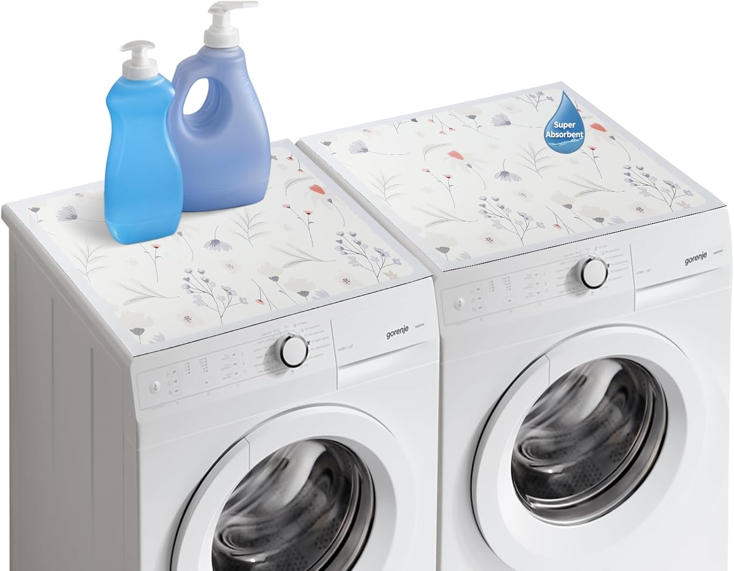 Washer and Dryer Top Mat Cover for the Top,23.62 x 23.62