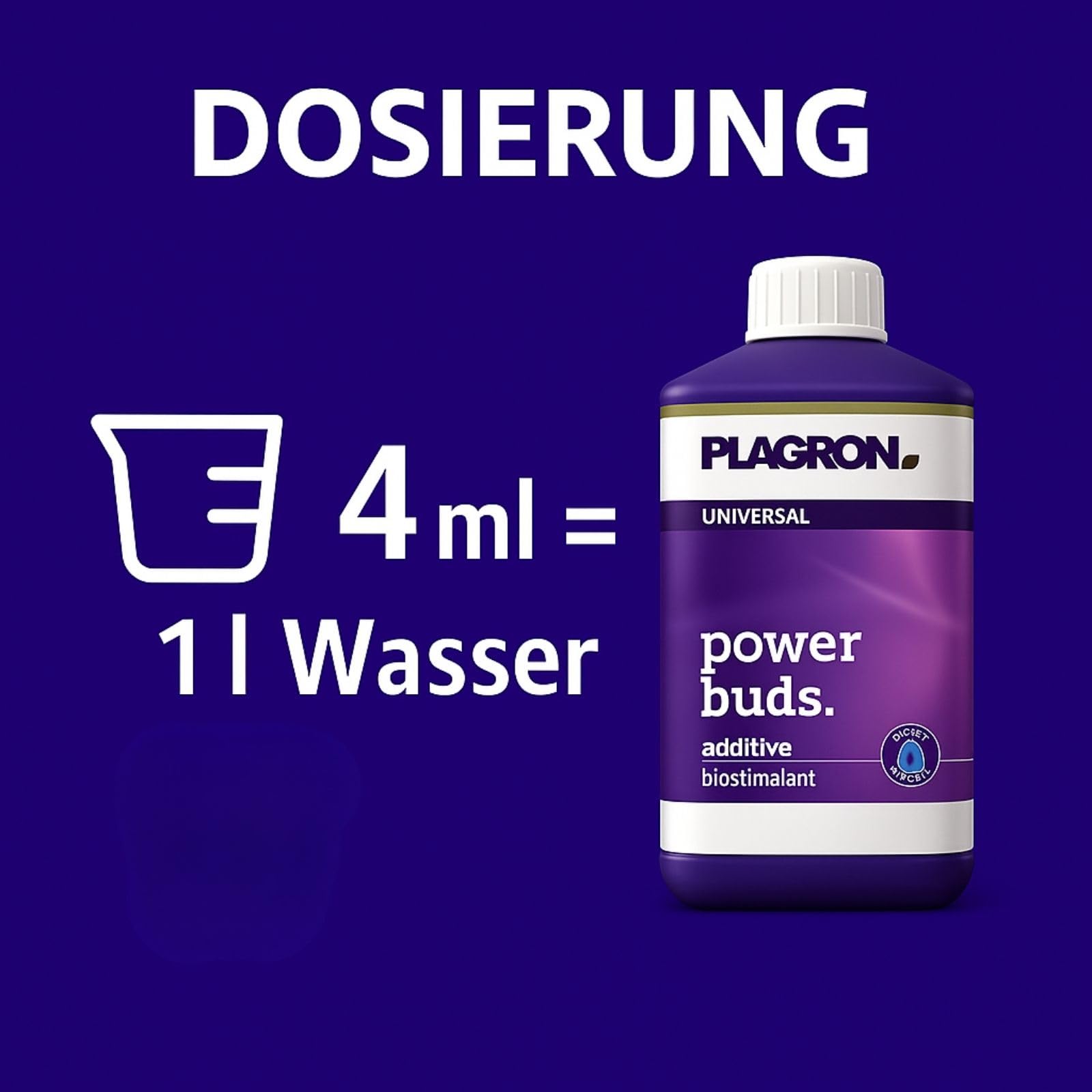 Weedness Plagron Power Buds 1 Liter - ph-senker Dünger Pflanzen Grow Anbau Indoor Down Granulat Tomaten Rasen Orchideen
