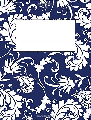 Carnet de composition bleu marine pour ne plus perdre vos idées importantes