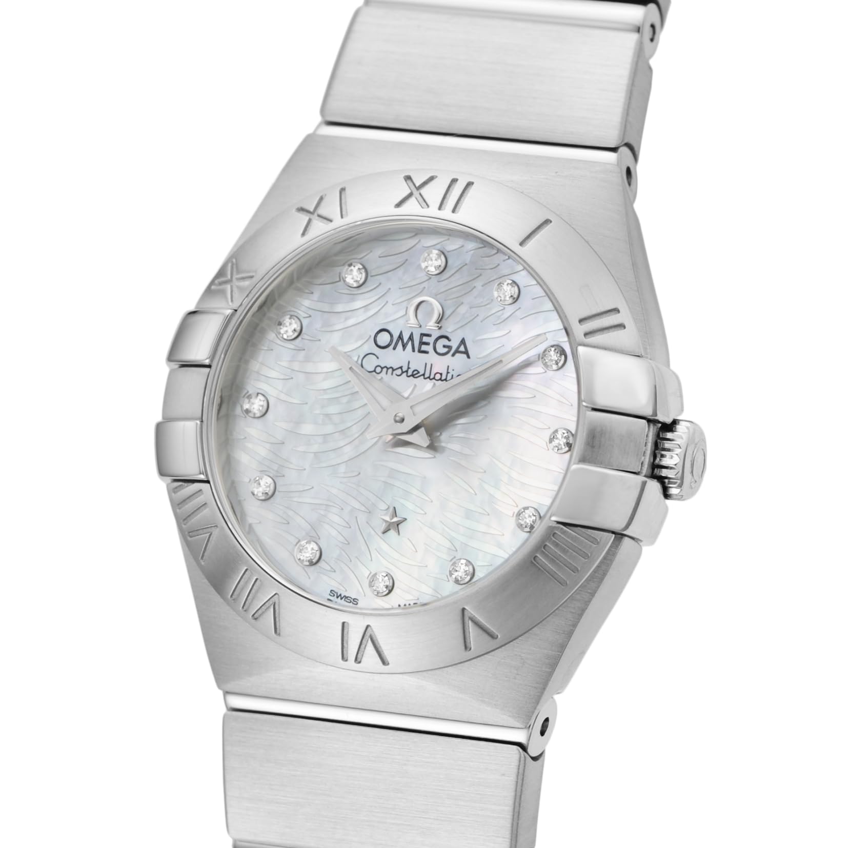 OMEGA Omega 123.10.24.60.55.004, white pearl, Bracelet Type