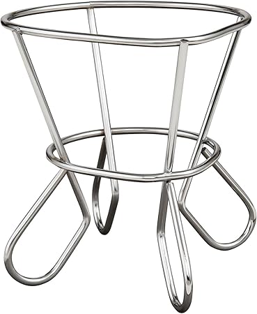 HIC Kitchen Roasting Wire Spiral Ham Roasting Rack, Chrome-Plated Steel,