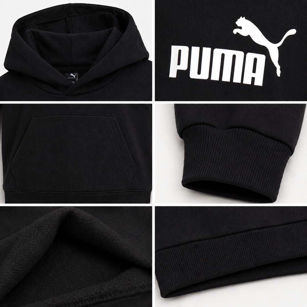 PUMA Chłopięca bluza z kapturem - sportowa bluza polarowa dla chłopców - przytulna miękka bluza dziecięca z grafiką (rozmiary: 8-20)