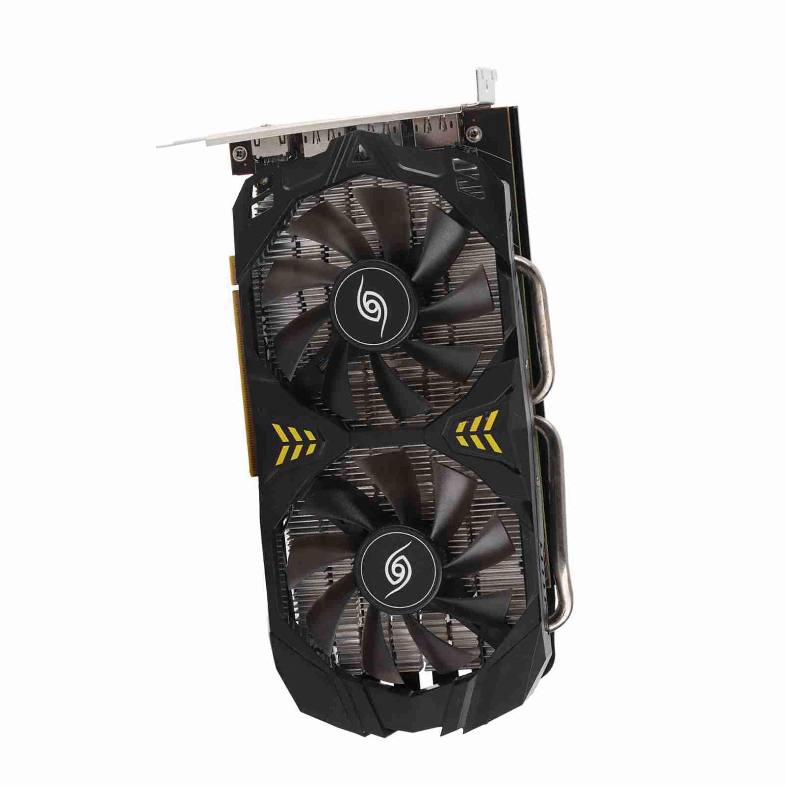 Scheda Grafica 8G GDDR5 1244 MHz - Doppia Ventola, 256 Bit, 3 Uscite, PCIe 2.0 per PC da Gioco