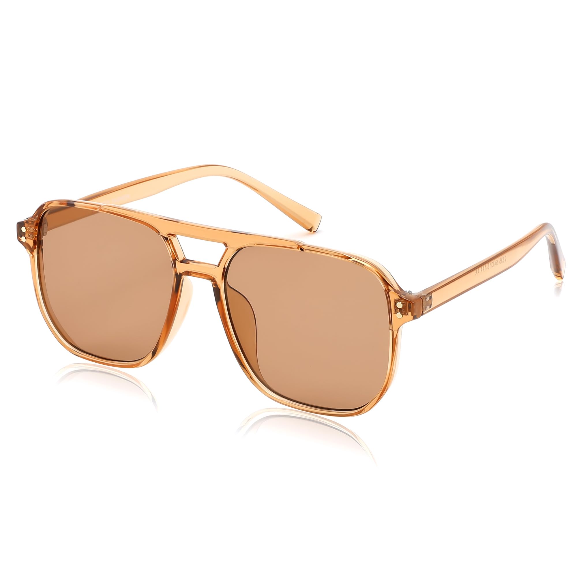 FEISEDY Retro Square Sunglasses Women Men 70s Vintage Trendy Plastic Frame Sun Glasses B2835
