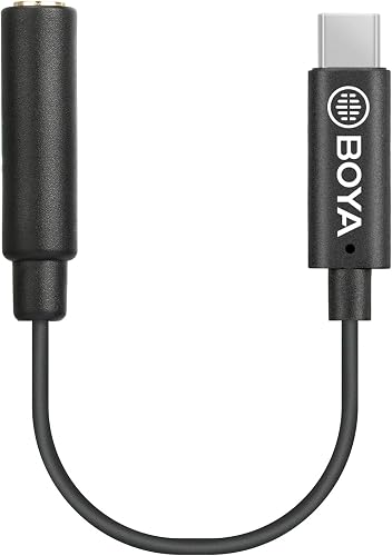 Boya by-K4 3.5mm TRS (Female) to Type-C (Male) Audio Adap…
