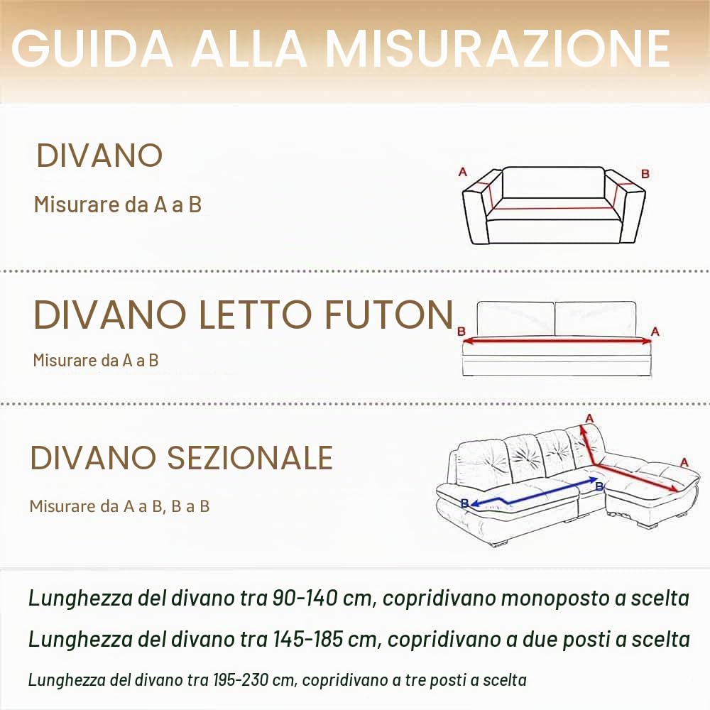 Hggzeg Copridivano in tessuto elastico ad alta elasticità, 1-2-3 posti, con stampa, antiscivolo, lavabile in lavatrice (3 posti, geometrico)