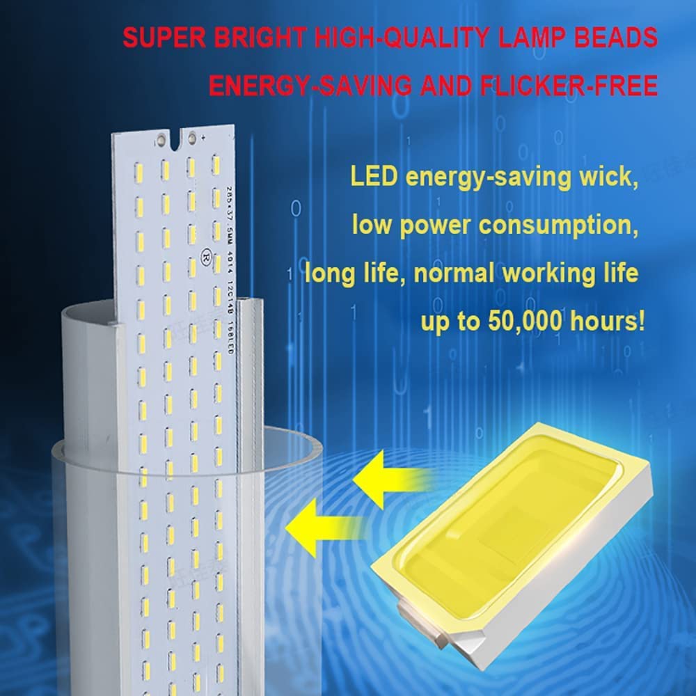 Luz De Herramienta A Prueba De Explosiones De Máquina CNC, Luz De Trabajo LED De 24 V/110-220 V. Lámpara De Tubo De Máquina Impermeable IP66, Para Iluminación De Garajes(Size:24W,Color:110v-220v)