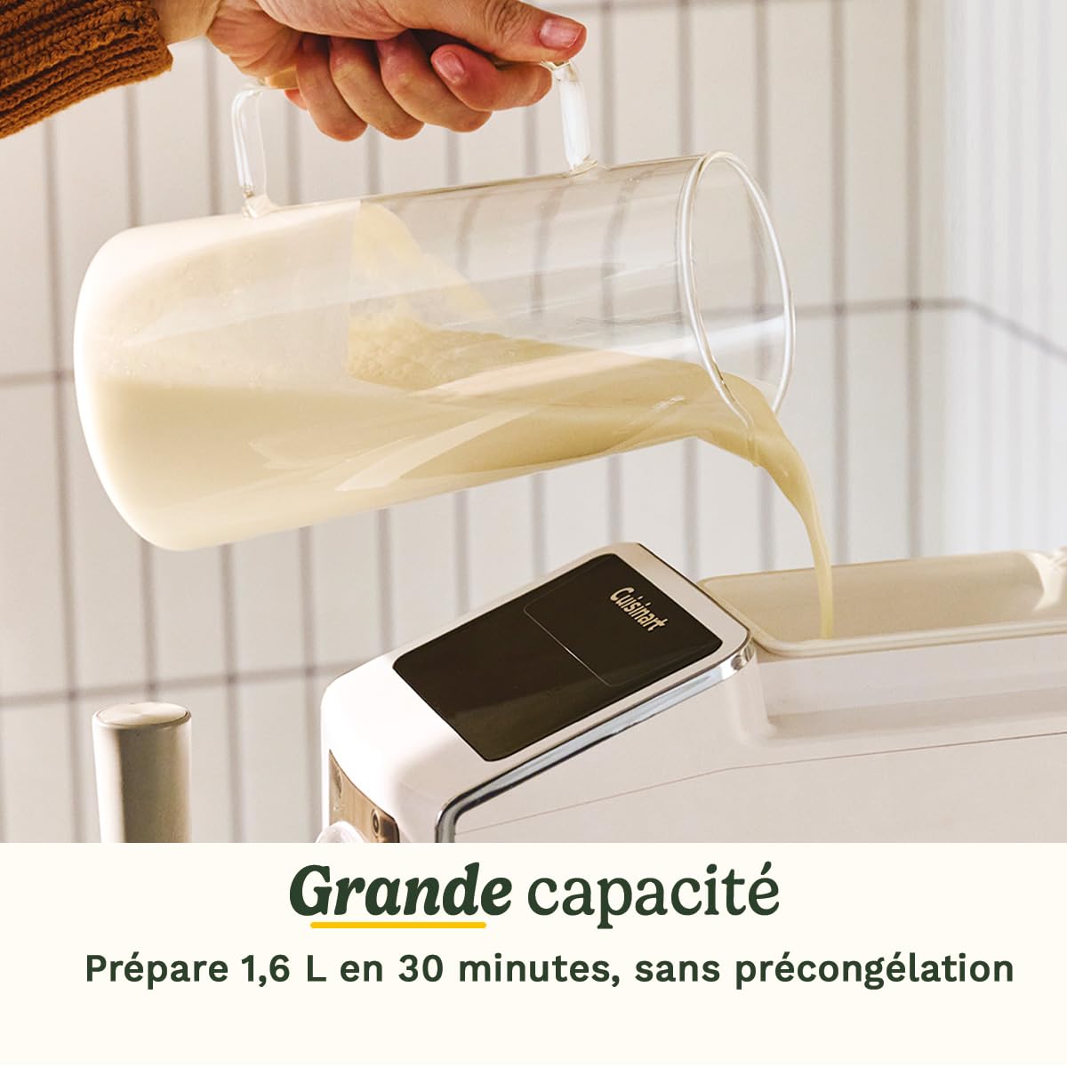 Cuisinart Frost Fusion – Boissons glacées et glaces onctueuses en un seul appareil. 6 programmes (slushies, cocktails, frappés, vin glacé, sorbets, glaces italiennes). Sans glaçons, prêt en 25 min.