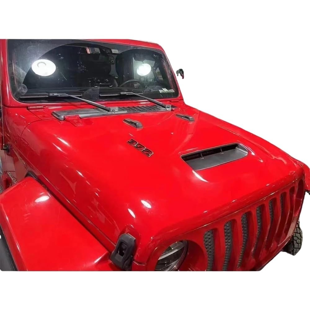 Cofano fuoristrada 4x4 compatibile con accessori Wrangler JL Bonnet Scoop Guard Copertura cofano motore