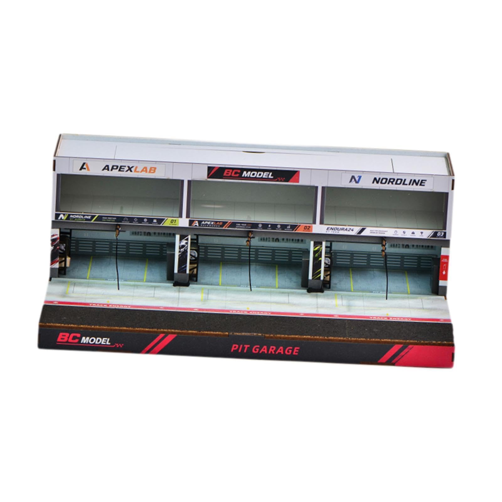 Sharplace Vetrina espositiva per modellini in 1/64, Auto Giocattolo, parcheggio, Garage, Artigianato Fai da Te, Regalo, Tavolo da Sabbia, Decorazione da