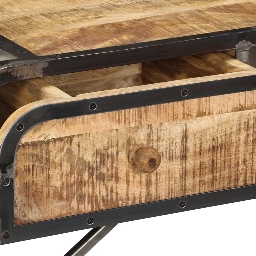 vidaXL Aparador Madera de Mango Maciza 120x30x75 cm