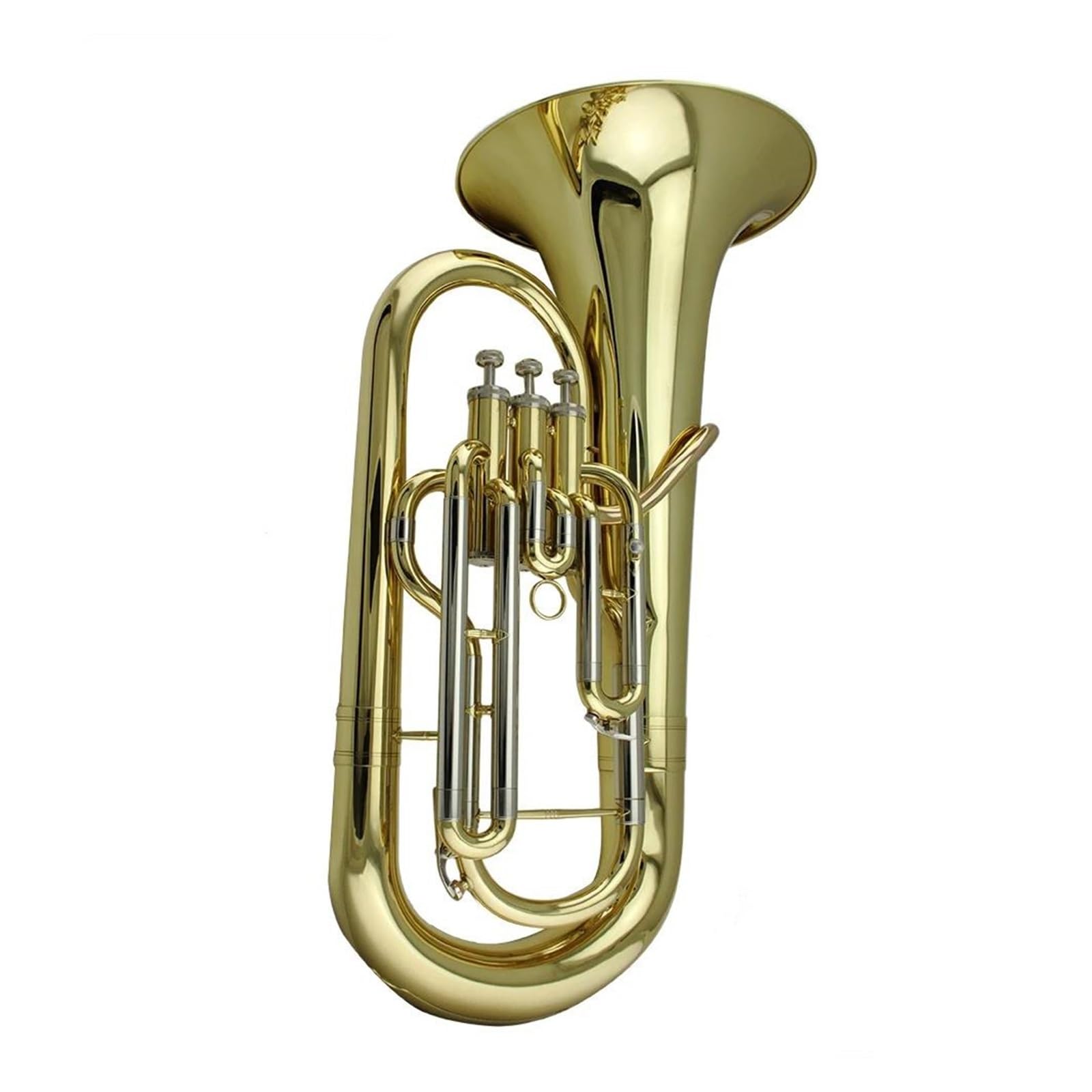 Goldlackiertes Phosphorbronze Bleirohr Weißes Kupfer Tuning Euphonium 3 Kolben