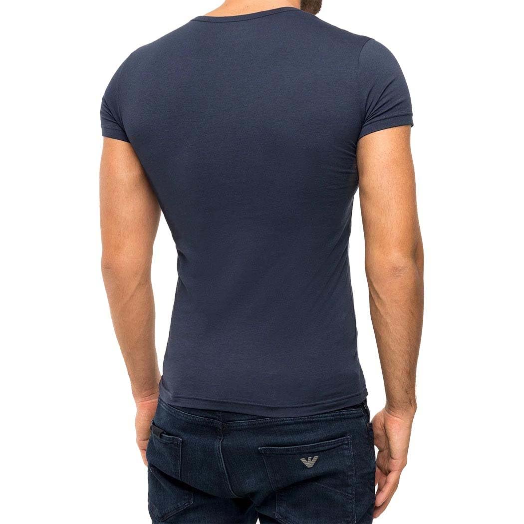 Emporio Armani 2-pak T-shirt z dekoltem w serek Mężczyźni Core Logoband 2-pack T-shirt