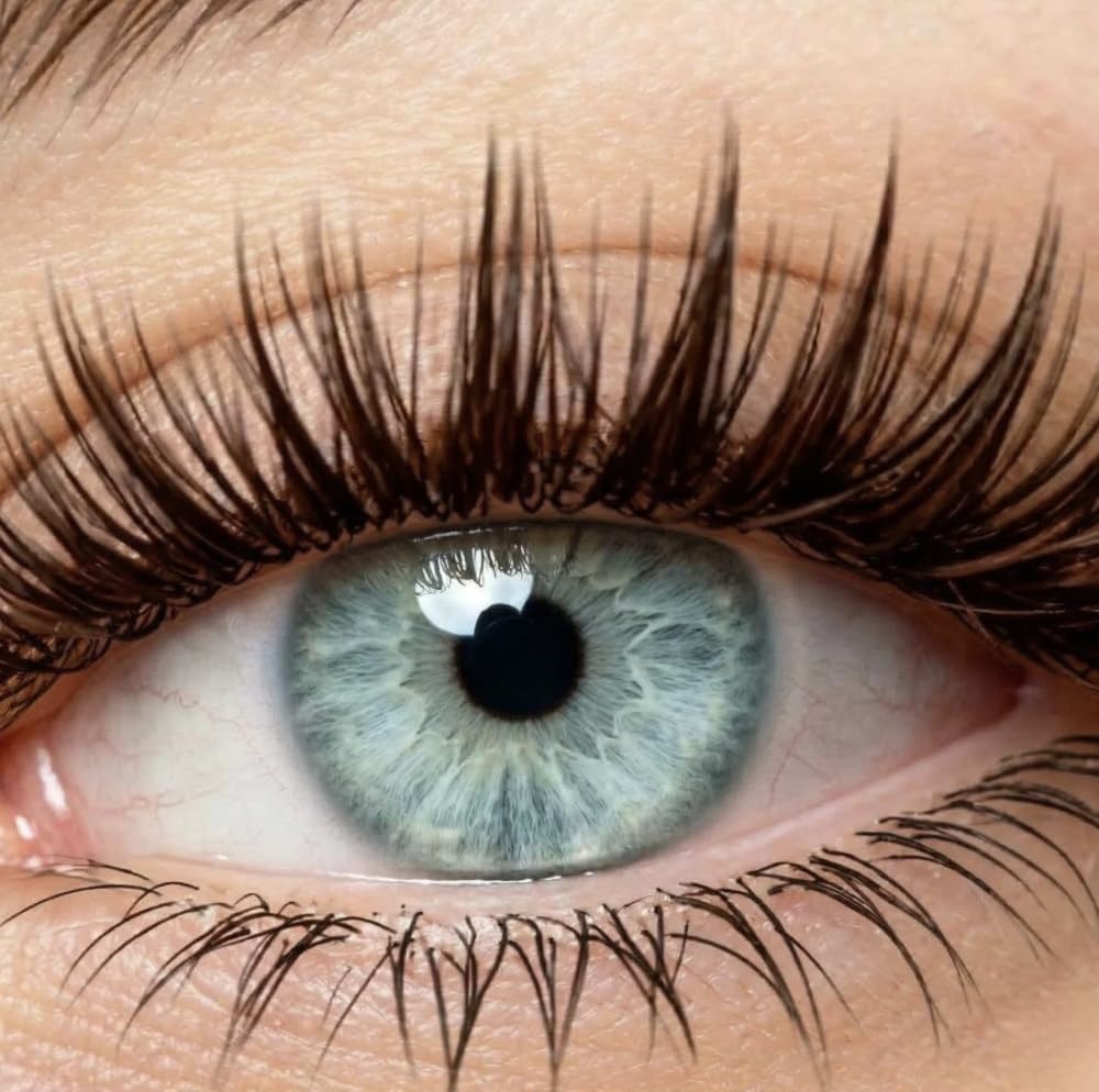Colle UV pour extensions de cils en 1 seconde - Étanche jusqu'à ce que les cils tombent - Seule une utilisation professionnelle doit être utilisée avec une lumière UV (5 ml transparent purple)