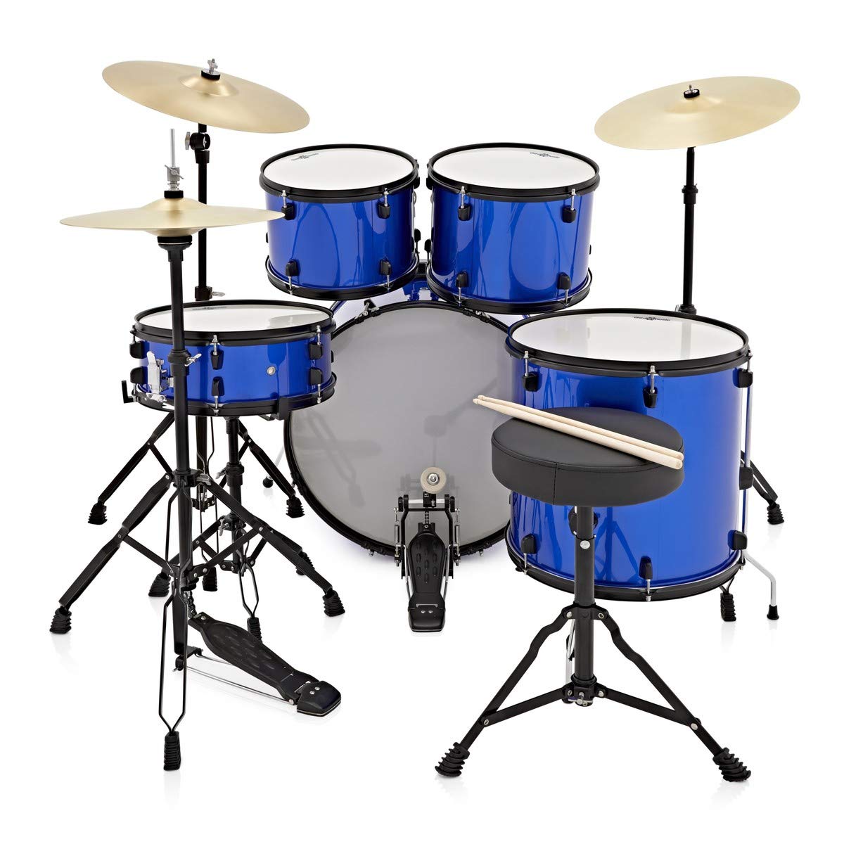 BDK-1plus Kit Batteria per Principianti + Pacchetto Pratica, Blu