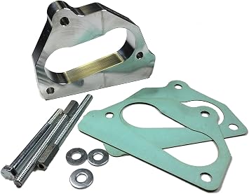 Throttle Body TBI Spacer 87-95 Chevy GMC 1500 2" Open Bore 5.7L USA Khaos Motorsports