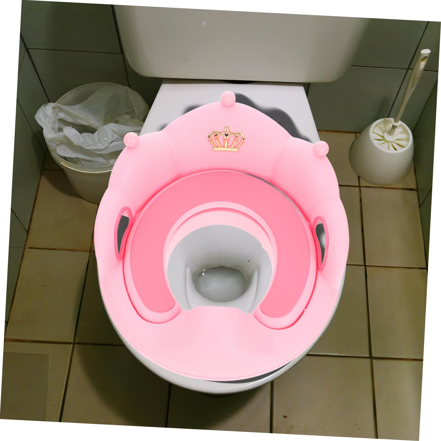 Asiento de Entrenamiento para Inodoro Reductor Wc con Cojín Desmontable para Niñas y Pequeños Accesorio para Inodoro de Bacinica para Bebes