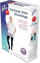 Flamingo Premium Varicose Vein Stockings | Medical Compression Stockings for Varicose Veins & Swelling | Compression Socks for Men & Women | Size - X-Large | 1 Pair |