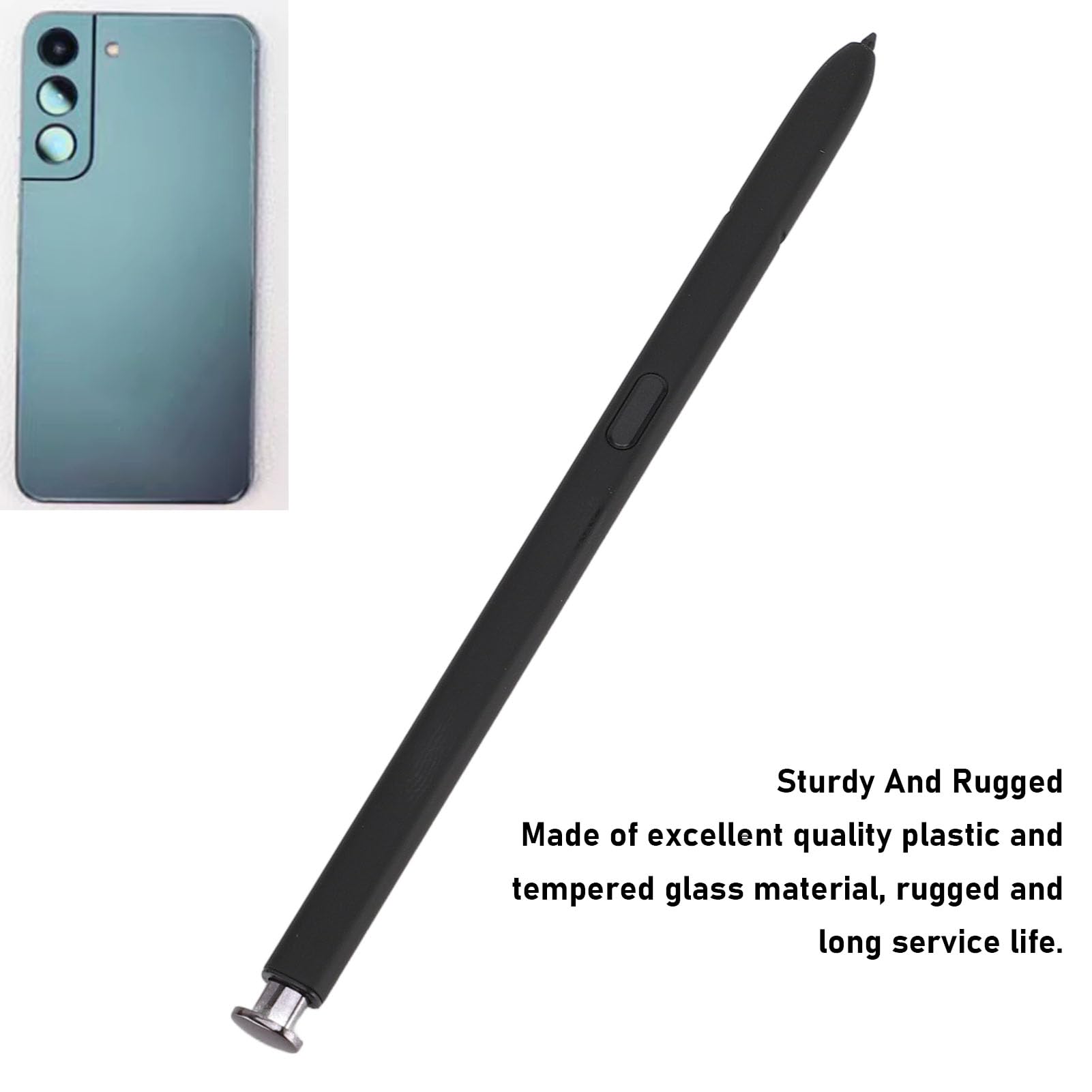 ASHATA Pennino capacitivo universale per touch screen per S22 Ultra 5G, pennino multifunzione ad alta sensibilità con 5 punte e kit di pellicole proteggi schermo per telefono